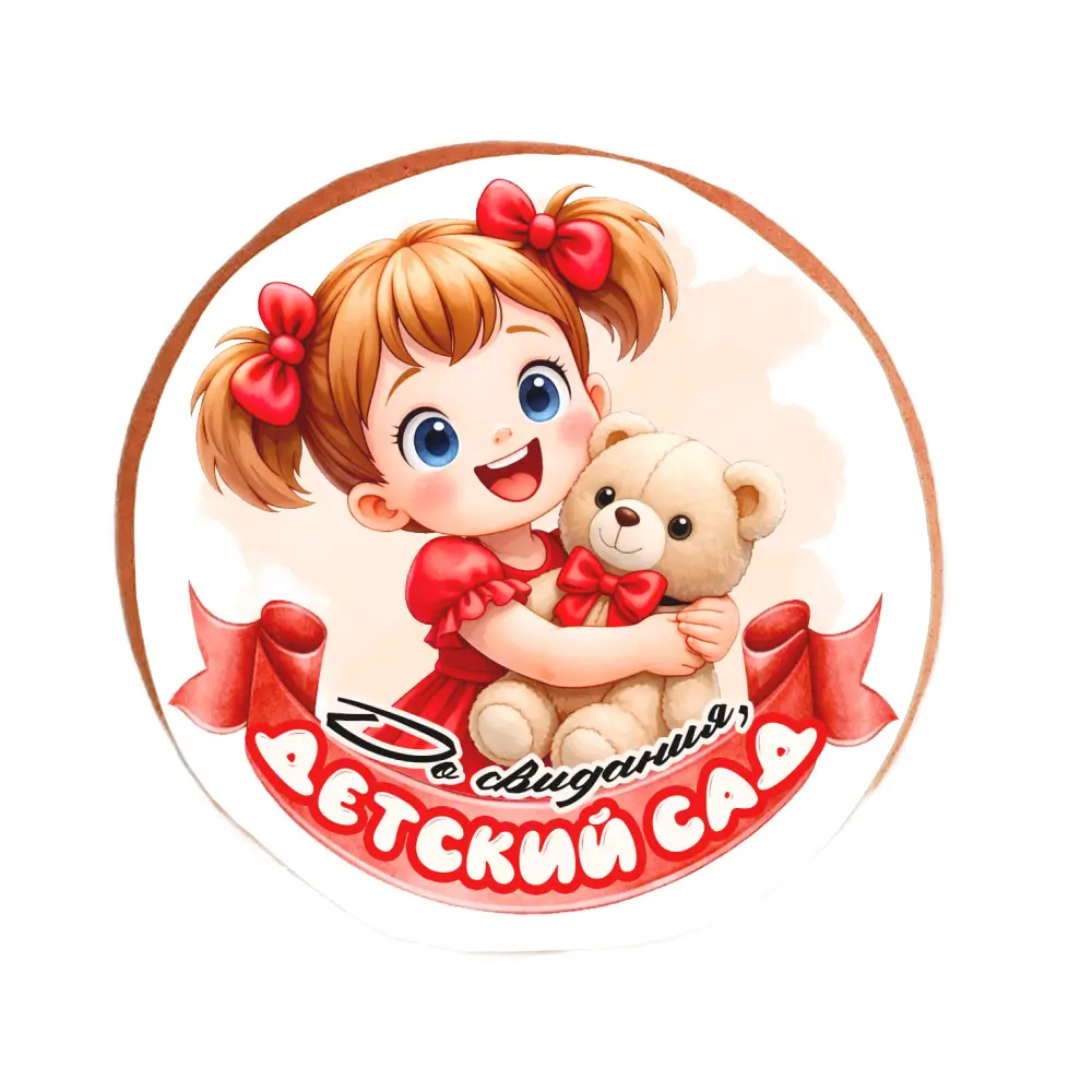 Пряник «До свидания, детский сад! Девочкам»
