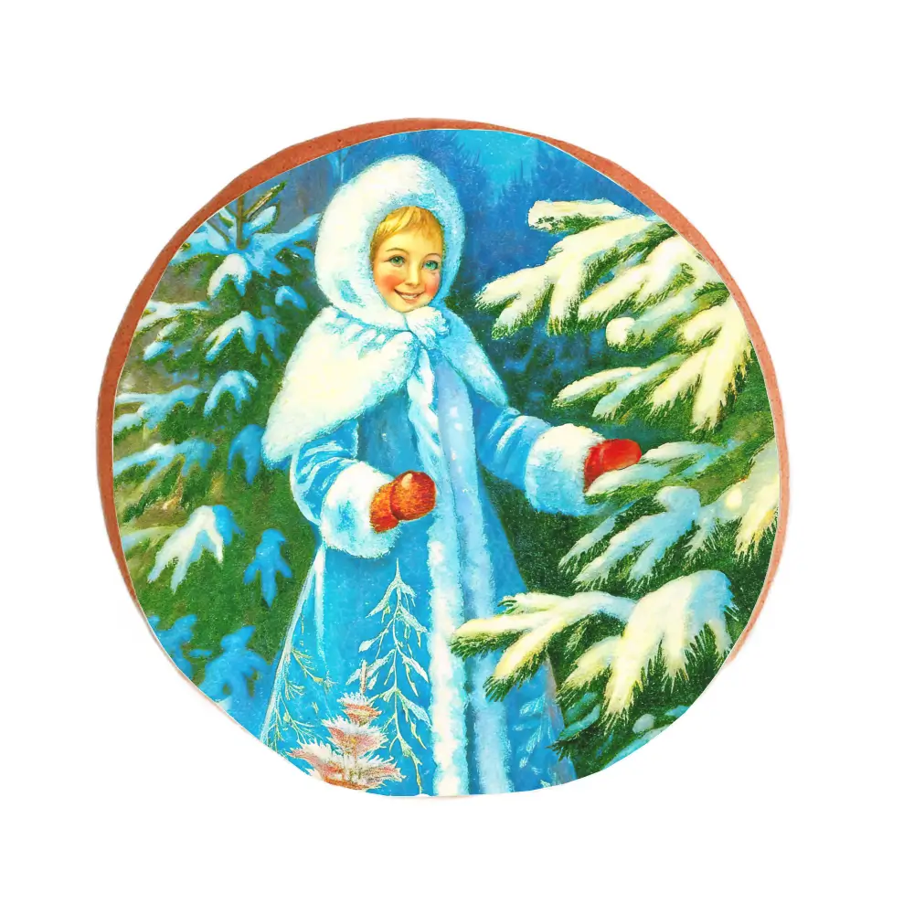 Пряник «Снегурочка в лесу - 2026»