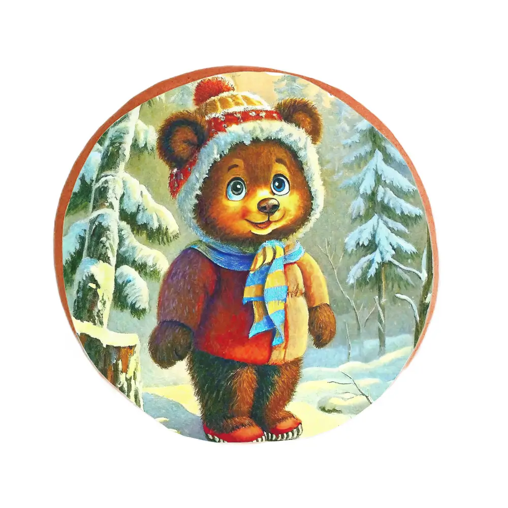 Пряник «Медвежонок в лесу - 2026»