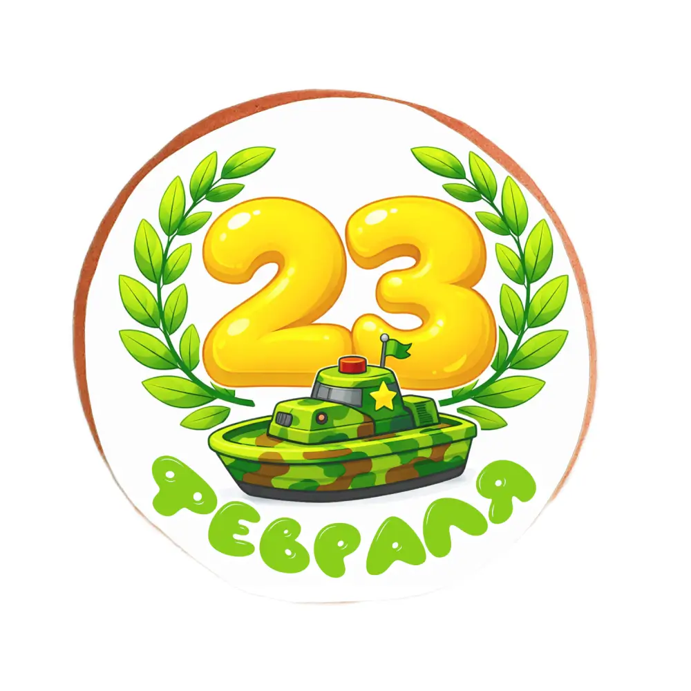 Пряник «23 февраля. Катер»