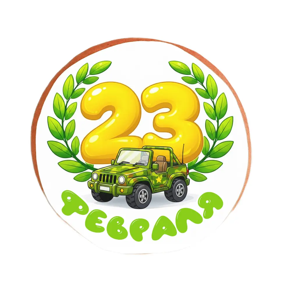 Пряник «23 февраля. Внедорожник»